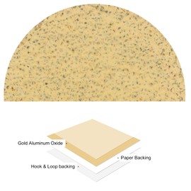 Kozelo 100pcs No Hole Sanding Discs- [ 1 Inch 60 Grit ] Round Hook and Loop Grip Sanding Pads Sheet for Wood Metal Polishing Use| Aluminum Oxide & Zirconium Oxide Sandpaper