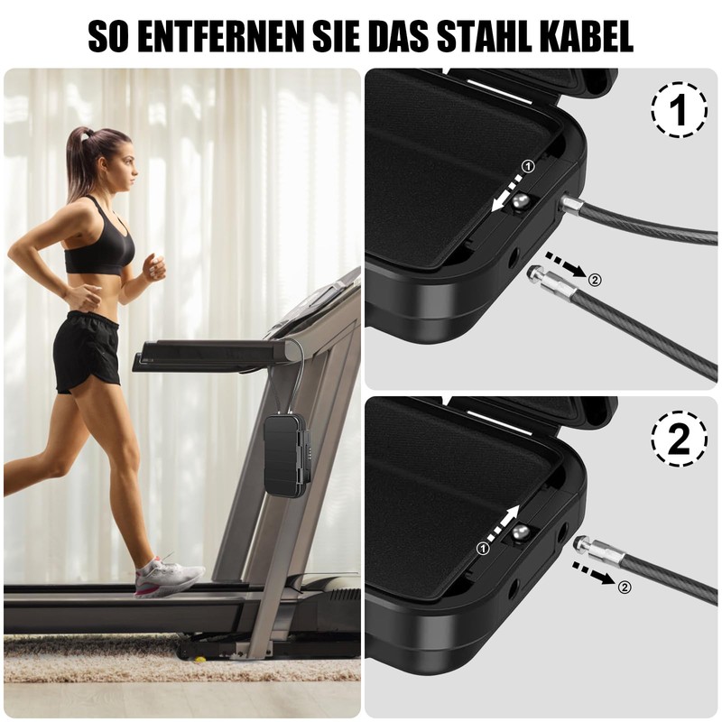 Portable Safe, Waterproof, 4 Digit Combination Code Security Box, Outdoor