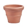 Crescent Garden Brunello Small Classic Planter, Indoor/Outdoor Weather-Safe Round Plant