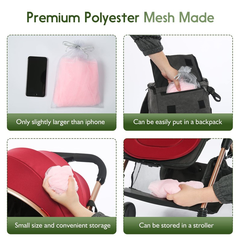 V-Fyee Mosquito Net, Baby Net for Stroller, Visible Breathable Mesh