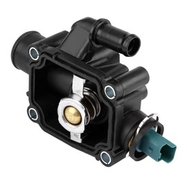 KIMISS Car Thermostat, Engine Coolant Thermostat & Housing Assembly OE Number 1336.Z0 for 206 207 307 308 1007