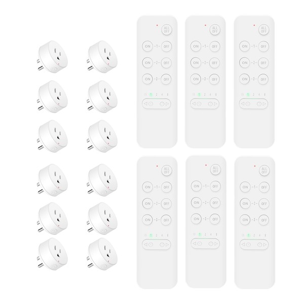 Wireless Remote Control Electrical Outlet Switch, NineLeaf Remote Control Outlet