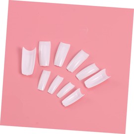 OATIPHO Pcs French Style Fake Nails Tips Natural Artificial Full Cover False Nails Easy to Shape Apply Pc Material Long or Short Length No Odor Safe Comfortable