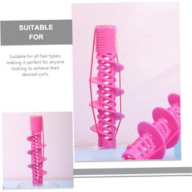 Healvian 2pcs Flexible Curling Perm Rods for Effortless Curls Portable Hair Rollers for All Hair Types for Styles and Waves Non-damaging Spiral Curling Tools