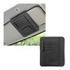 Dickno Small Leather Car Sun Visor Organizer, Multifunctional Auto Visor