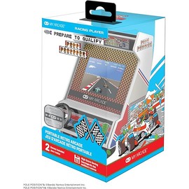 My Arcade Pole Position Racing Player: Retro Mini Arcade Game Console with 2 Games, Real Racing Controls Full Color Screen