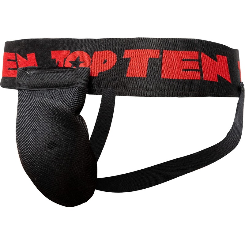TOP TEN Junior Groin Guard Black