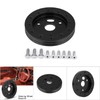 Aluminum Black 0.5 Inch 6 Hole Car Steering Wheel Hub