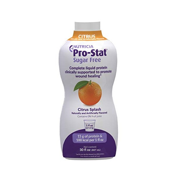 Pro-Stat Sugar-Free Protein Supplement Citrus Splash Flavor 30 oz. Bottle Ready to Use, 30064 - ONE Bottle