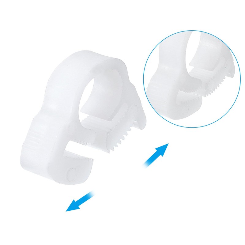 PATIKIL 3 Pcs Plastic Hose Clamp 3/8" Heavy Duty Speedy