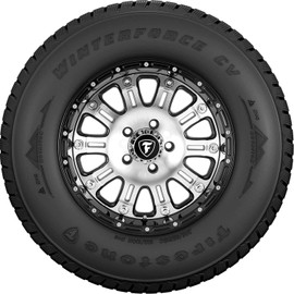 Firestone Winterforce CV Winter/Snow Commercial Light Truck Tire 195/75R16C 107 R D