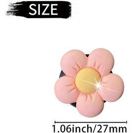 Car Air Fresheners Vent Clip, 6 Pcs Daisy Flower Air Vent Clip Air Conditioning Outlet Clip Car Air Freshener Clip Charm Car Inter Decor Accessories