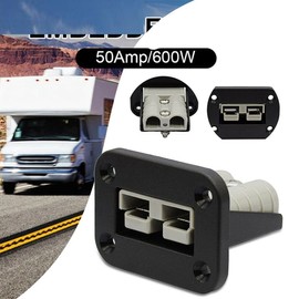 Moqqeu Suitable for Anderson Plug Connector Terminal 50A Cable Car Waterproof Connector