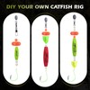 Goture Catfish Rig Making Kit,274pcs Catfishing Tackle with Luminous Fishing