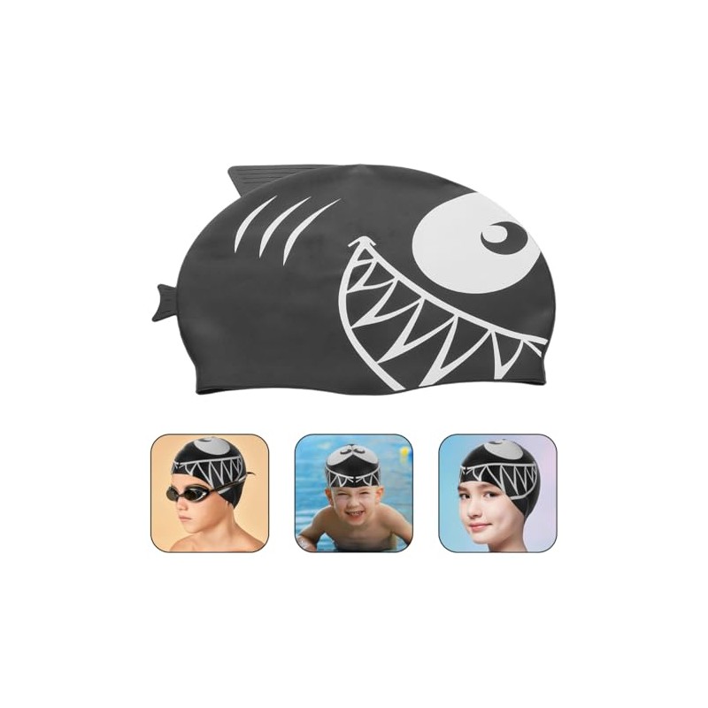 Yardwe Gorro De BañO para NiñOs DiseñO De TiburóN De