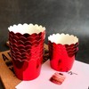 50 Pcs Paper Cupcake Liners Baking Cups, Holiday/Parties/Wedding/Anniversary(Red)