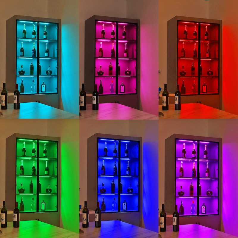 Kitchen Under Cabinet LED Light. RGBW. Color Change & Super