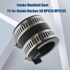 Intake Manifold Carb Boot Fits for Honda Ruckus 50 NPS50 NPS50S Metropolitan 50 II CH50A CHF50P CHF50S Series Motorcycles, Intake Manifold Boot Replace 16211-GEE-000