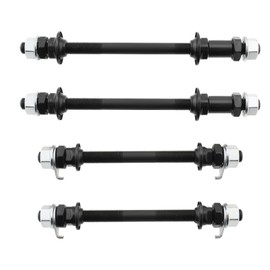 LT Easiyl Set of 4 Bicycle Full Axle Bicycle Front Wheel Rear Wheel Axle Bicycle Wheel Hub Axle Bicycle Repair Tool Accessories for Road Bikes Mountain Bikes
