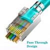 Gaobige 30-Pack Cat7 Cat6A RJ45 Pass Through Connectors Shielded (Cat7
