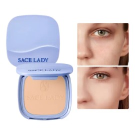 Sacelady Base De Maquillaje Polvo Compact Fijador Matte Spf                                                                                           