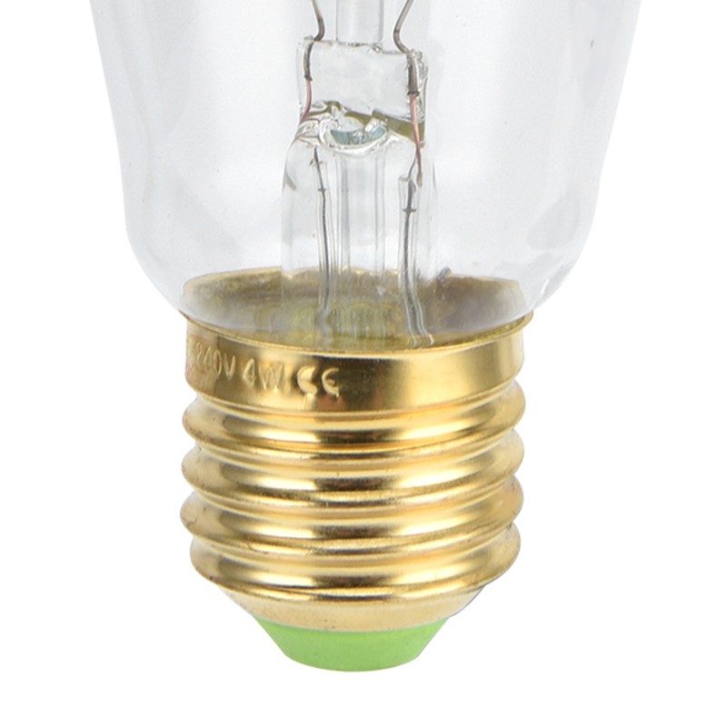 ST64 Bulb Double Spiral E27 4W Dimmable Light Bulb for
