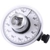 1Pcs Angular Torque Gauge, 1/2" Drive 360 Degree Adjustable Torque