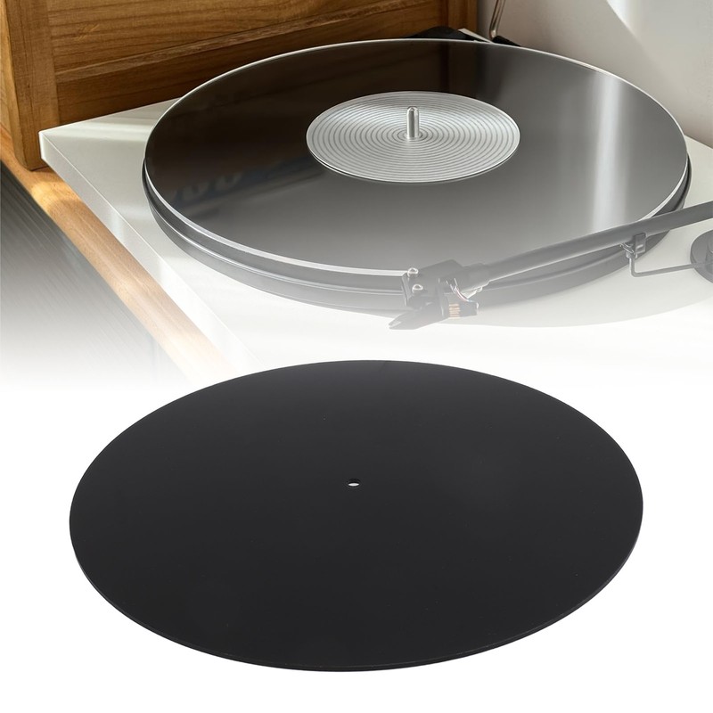 Turntable Mat Acrylic Anti Static Noise Reduction Turntable Slipmat for