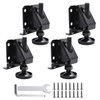 LFSEMINI Leg Leveler, 4 Pack Black Leveling Feet, Heavy Duty