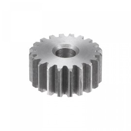 sourcing map Straight Spur Gear 6mm Bore 20T Mod-1 Hardened 45# Steel Spur Diff Differential Motor Gear RC Car Replacement Parts