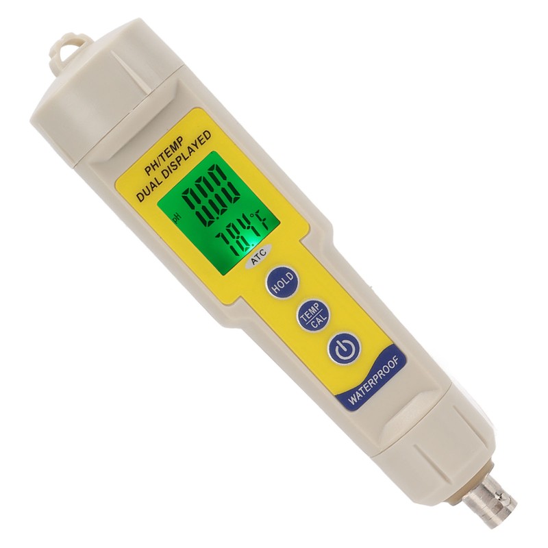 PH‑035HB Waterproof Acidity PH Tester High Accuracy PH Temperature Meter