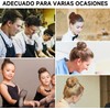 100pzs Red para Cabello, 50 pcs Ligas para Cabello, 50