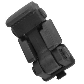 Anxingo ABS Hood Cover Latches Catch Replacement for Jeep Wrangler TJ 1997-2006 Engine Hood (Black, 2 Pack)