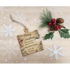 The Plum Penguin Christmas Hanging Jigsaw Puzzle Piece Gift Tag Thank You Important Piece Bauble Sign Ornament