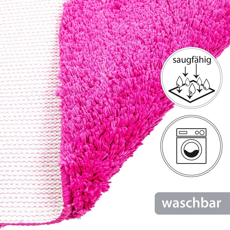 PANA fluffy bath mat in various colours and sizes •