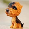 Kangkang@ [Yorkshire Terrier] Bobbleheads Car Ornaments Resin Car Decoration,4.7x2.3''
