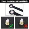 Oidnvay 14 Styles Clock Movement Mechanism,Non-Ticking Clock Hands,DIY Repair Parts