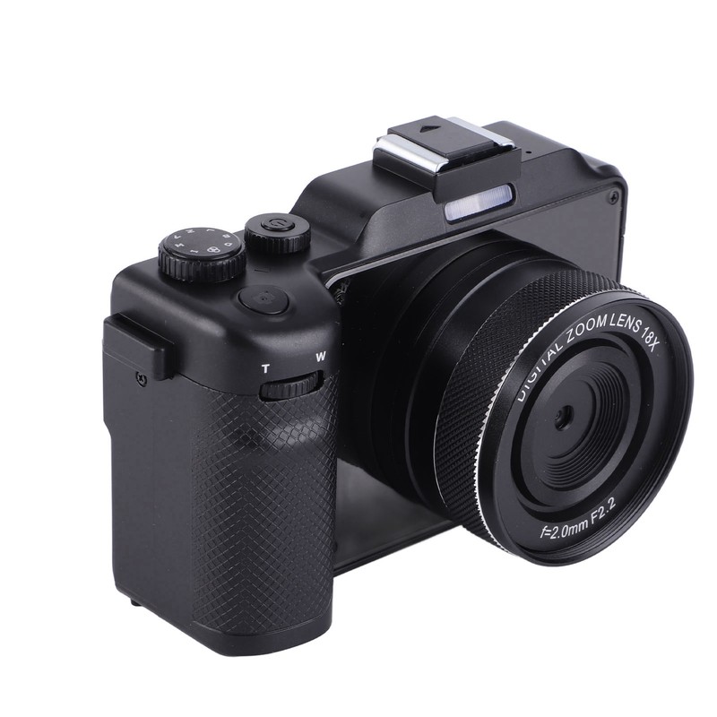 Wifi Digital Camera Dual Lens Front Rear 4K 64MP Portable