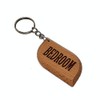 Bedroom Key Tag Engraved Wooden Keyring Keychain Made to Last