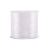 KONMAY 1 Rolls 0.8mm Flat Stretchy Bracelet Strings, 400 Meters