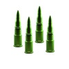 TRUE SPIKE 4 pc Green Bullet Tire Air Valve Stem