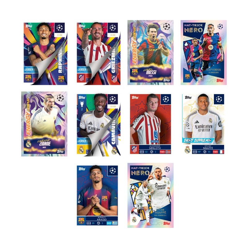 Champions League Stickers 25/26 - Full Box (50 Packets -