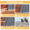 500 Pack Hidden Deck Fasteners for Composite Decking Board, Composite