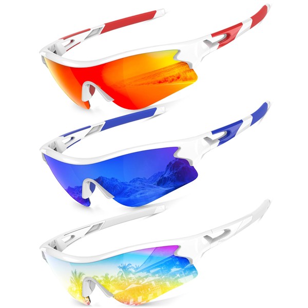 NSSIW Sunglasses-Men Polarized Sports Mens-Sunglasses: Running Sun Glasses Men Women