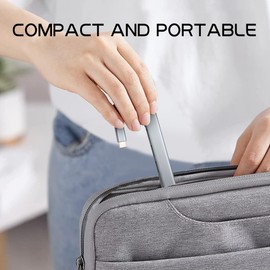 YACSEJAO 4-Port USB Hub, Ultra Slim USB 3.0 & 2.0 Expander Adapter Multi USB Port Data Hub for Notebook PC, Laptop, MAC, USB Flash Drives, and Mobile HDD, etc. (Silver)