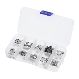 PATIKIL Micro USB Sockets Kit, 100 Pack Female Plug Connector Port Repair Replacement Adapter Assortment Terminal for Computer Electronic Circuit Board DIY