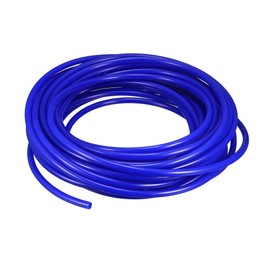 sourcing map Pneumatic Air Tubing, 8mm OD x 5mm ID 15m(49.2ft) PU Polyurethane Air Compressor Tubing Hose Pipe Blue
