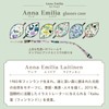 パール 老眼鏡 3.5 ブルーライトカット レディース Anna Emilia UVカット クリアレンズ 花柄