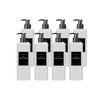 QlyYea Pump Bottle 500 ml, Pack of 8 Soap Dispensers