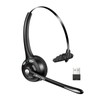 TECKNET Wireless Headset, Bluetooth Headphones with Noise Cancelling Microphone for